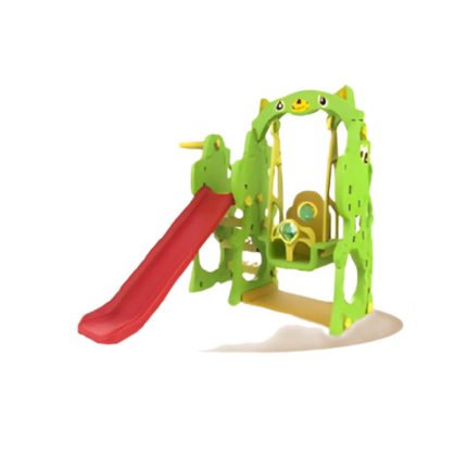 زحلاقيه وأرجوحة الأطفال بتصميم الدب اللطيف 